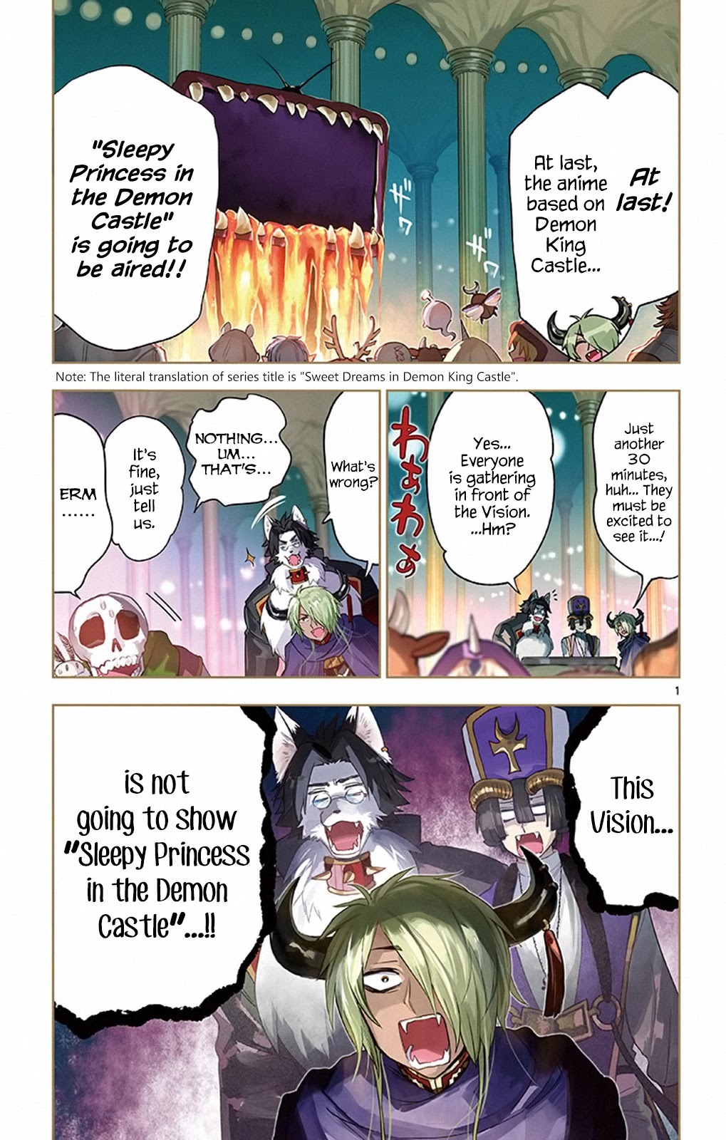 Maou-jou de Oyasumi Chapter 219 page 1 - Chapter 219: The 219th Night