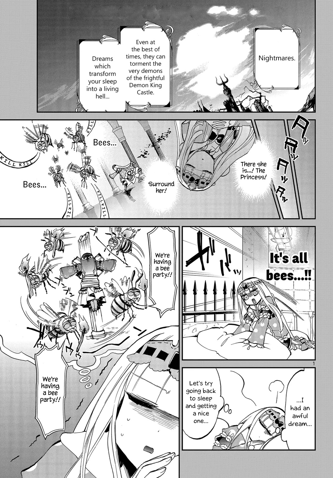 Maou-jou de Oyasumi Chapter 22 page 1 - Chapter 22: Guardian of the Quiet Sleep