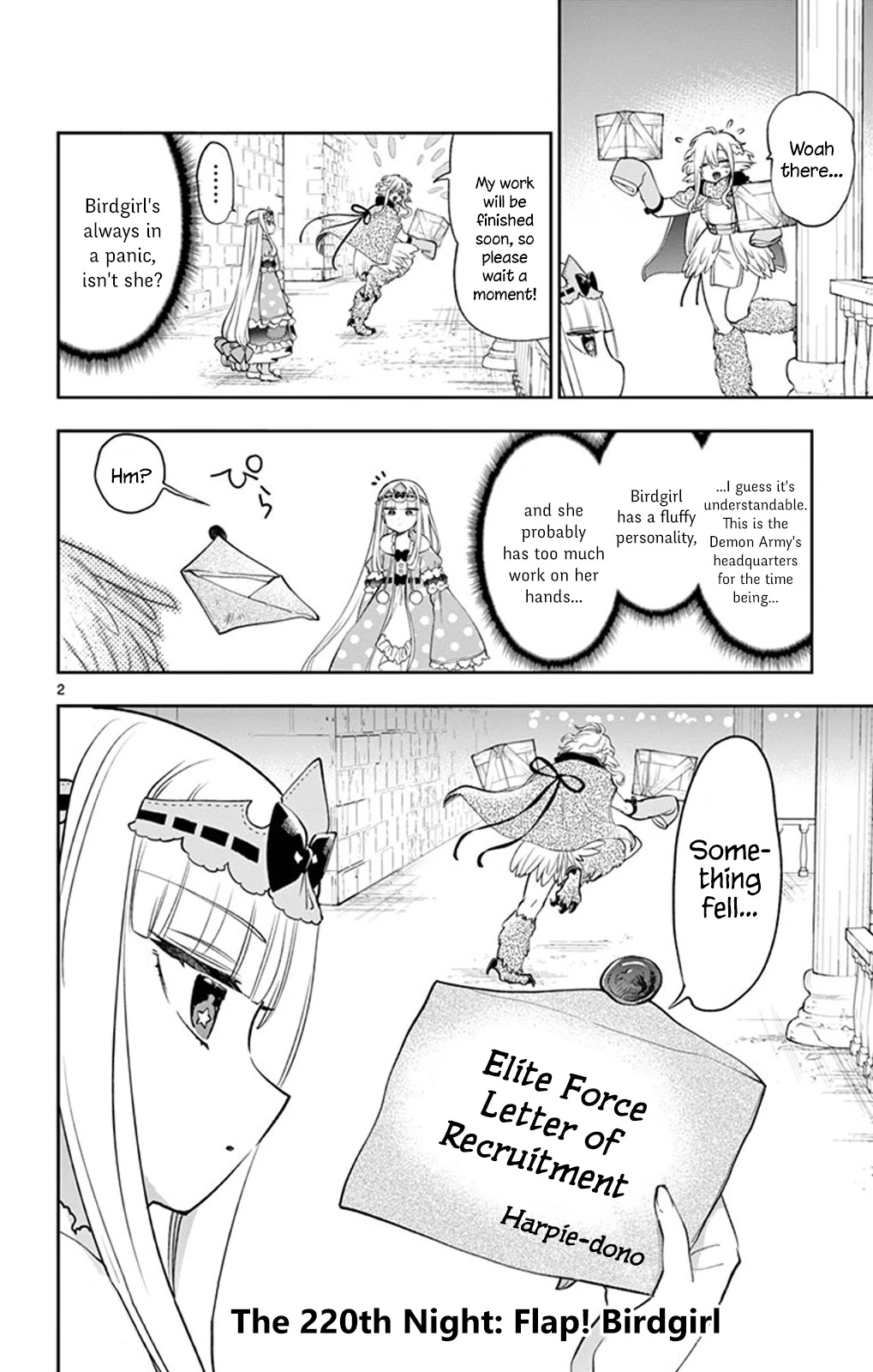 Maou-jou de Oyasumi Chapter 220 page 2 - Chapter 220: The 220th Night