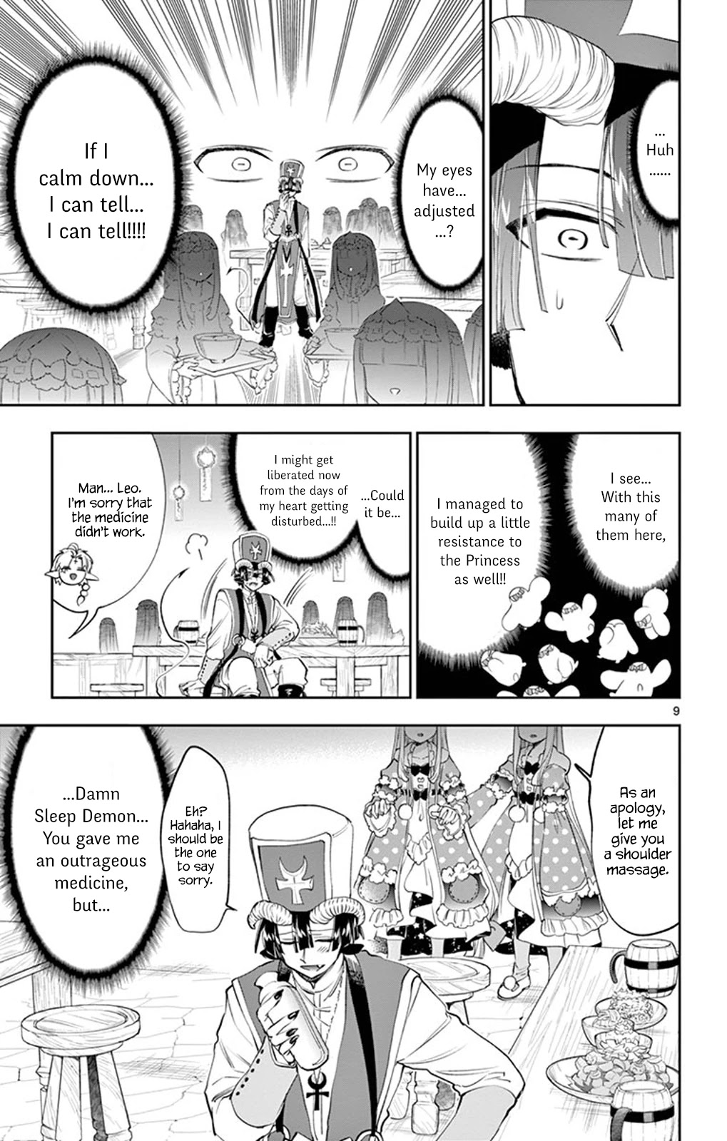 Maou-jou de Oyasumi Chapter 221 page 9 - Chapter 221: The 221st Night