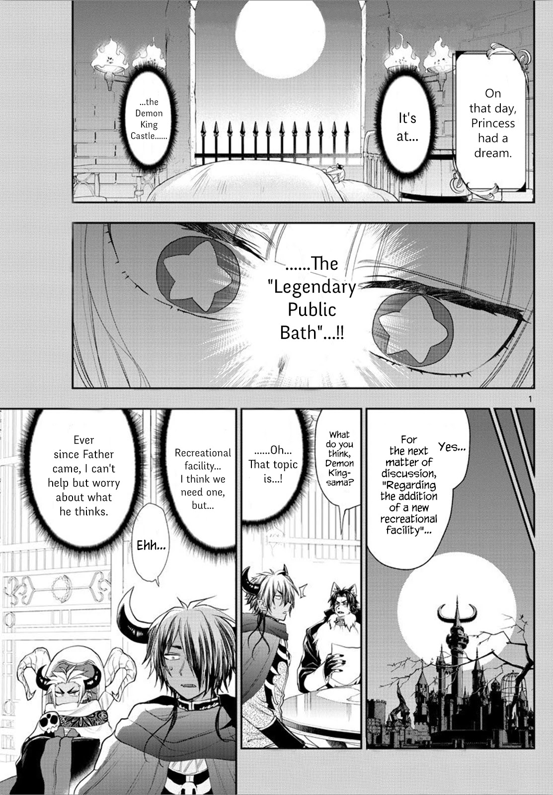 Maou-jou de Oyasumi Chapter 222 page 1 - Chapter 222: The 222nd Night