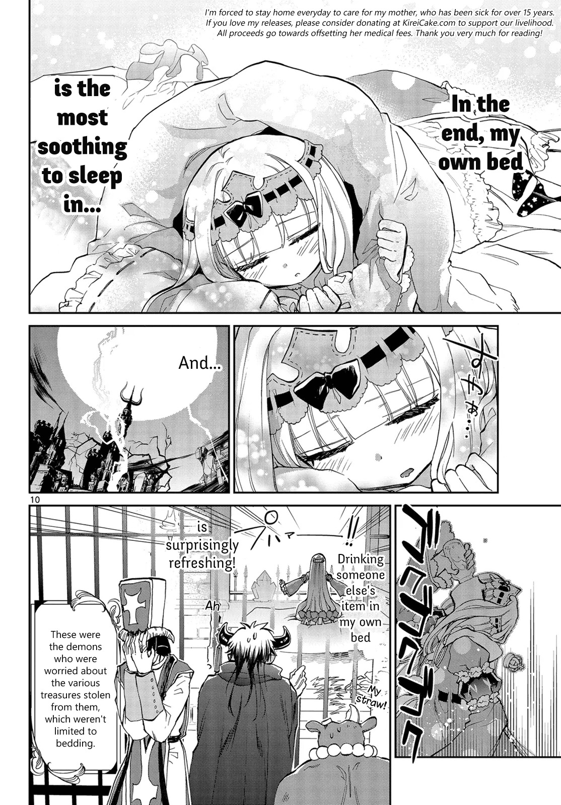 Maou-jou de Oyasumi Chapter 23 page 10 - Chapter 23: I'm Going to Visit You Tonight