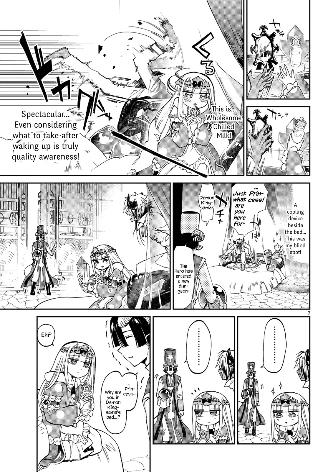 Maou-jou de Oyasumi Chapter 23 page 7 - Chapter 23: I'm Going to Visit You Tonight