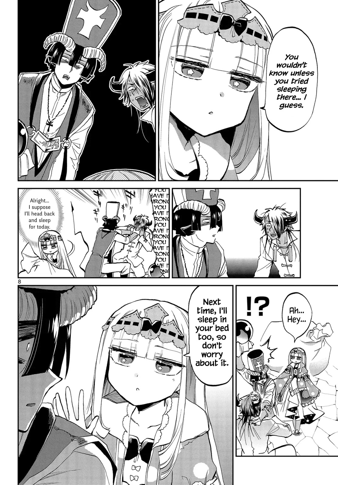 Maou-jou de Oyasumi Chapter 23 page 8 - Chapter 23: I'm Going to Visit You Tonight
