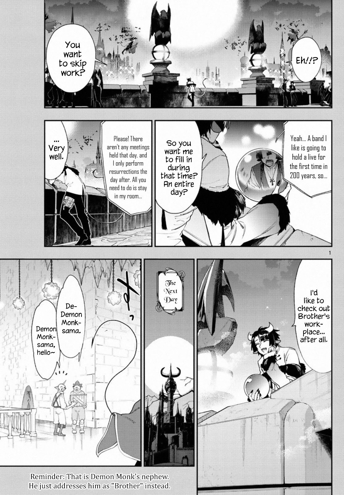 Maou-jou de Oyasumi Chapter 234 page 1 - Chapter 234: The 234th Night