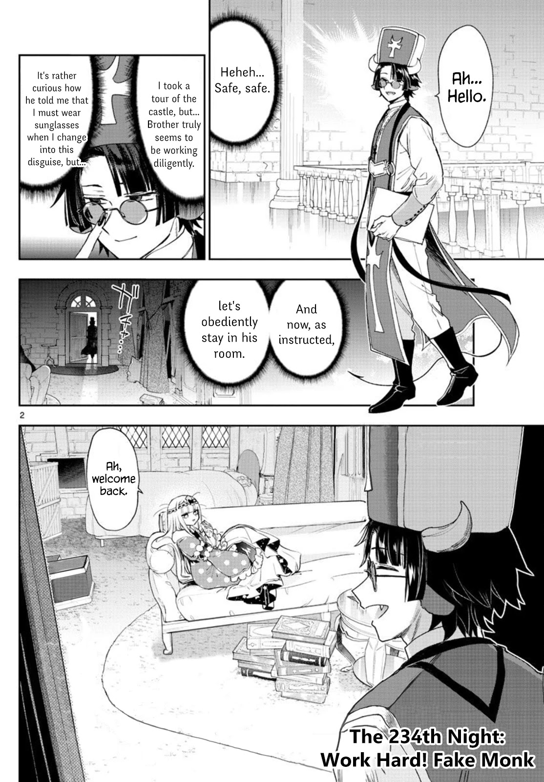 Maou-jou de Oyasumi Chapter 234 page 2 - Chapter 234: The 234th Night