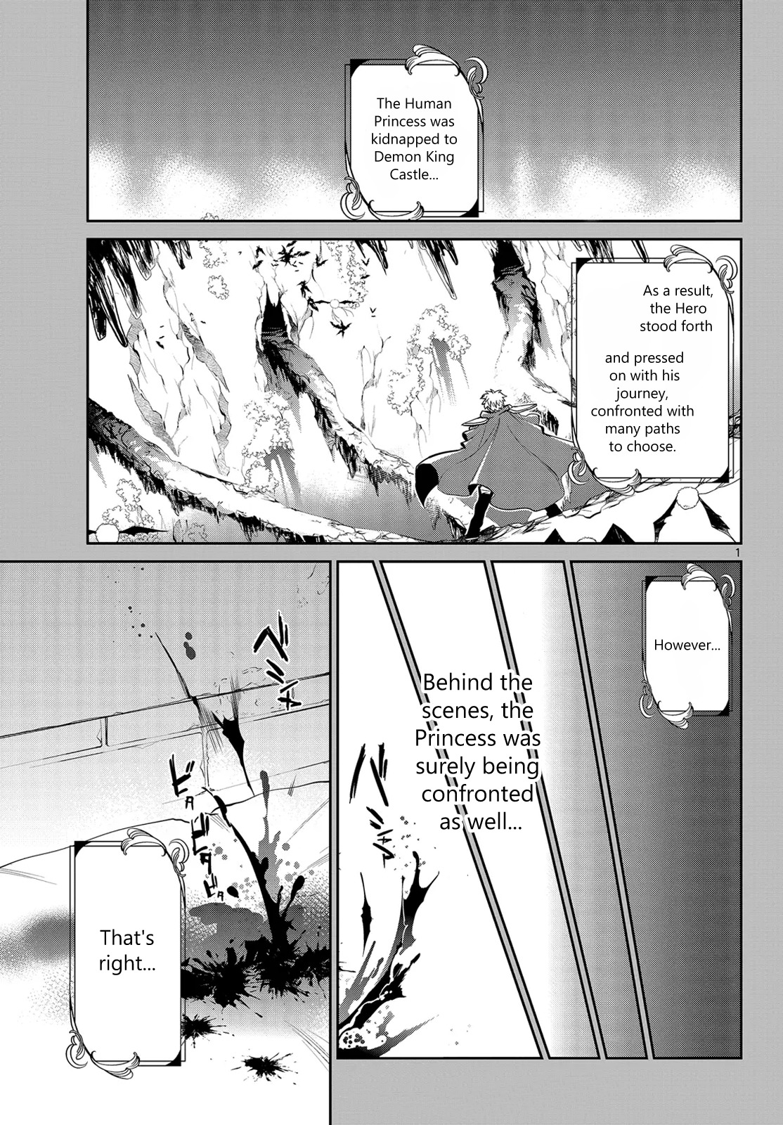Maou-jou de Oyasumi Chapter 24 page 1 - Chapter 24: My Laundry Path