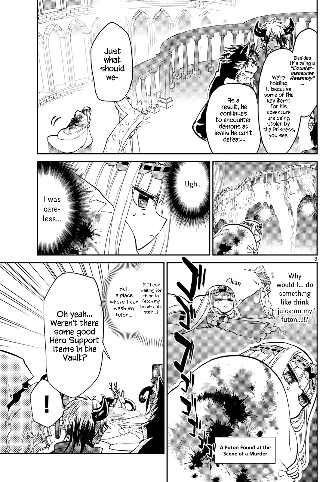 Maou-jou de Oyasumi Chapter 24 page 3 - Chapter 24: My Laundry Path