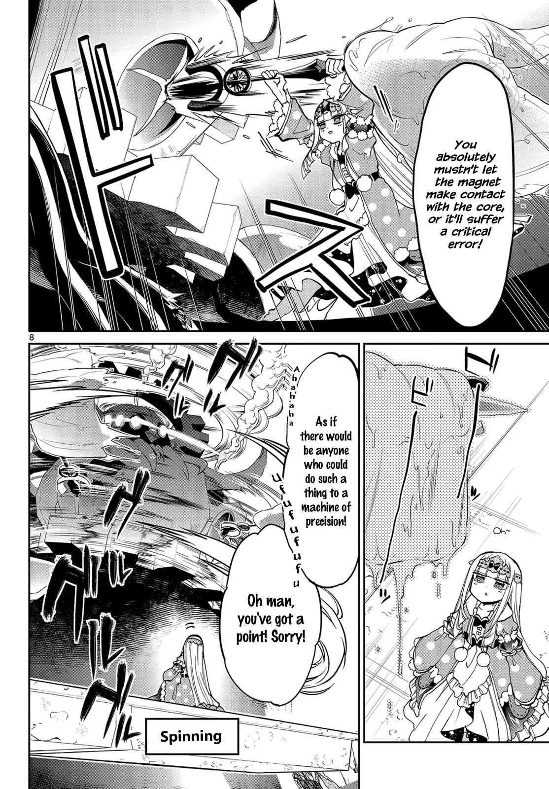Maou-jou de Oyasumi Chapter 24 page 8 - Chapter 24: My Laundry Path