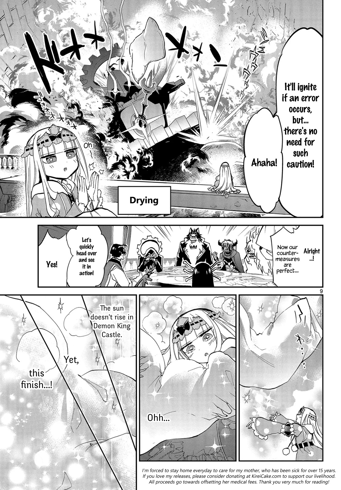 Maou-jou de Oyasumi Chapter 24 page 9 - Chapter 24: My Laundry Path