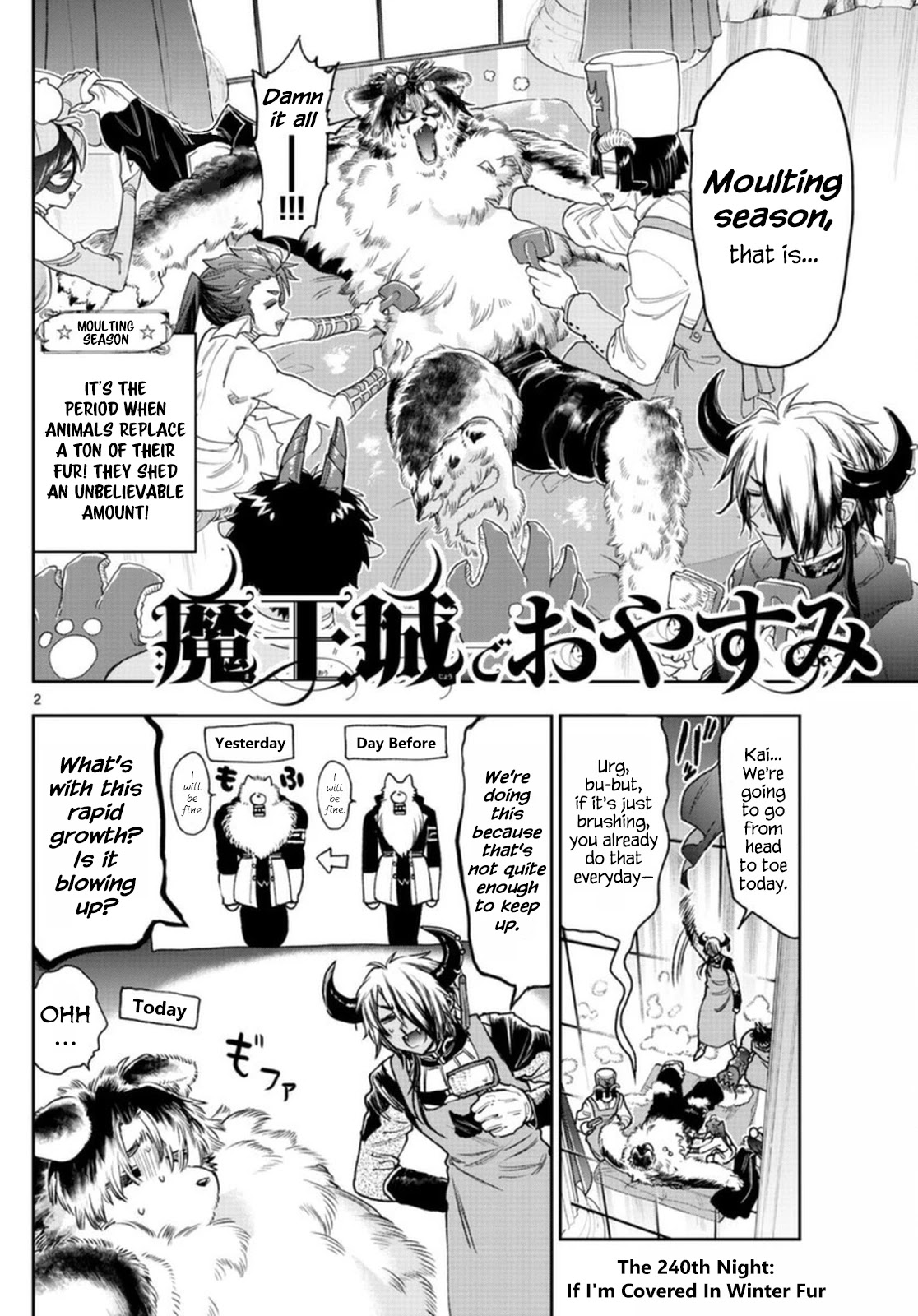 Maou-jou de Oyasumi Chapter 240 page 3 - Chapter 240: The 240th Night
