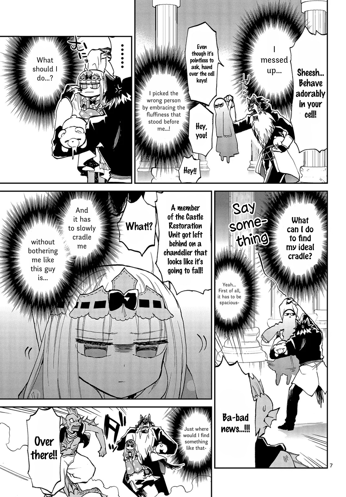 Maou-jou de Oyasumi Chapter 25 page 7 - Chapter 25: On a Cradle Unto the Grave
