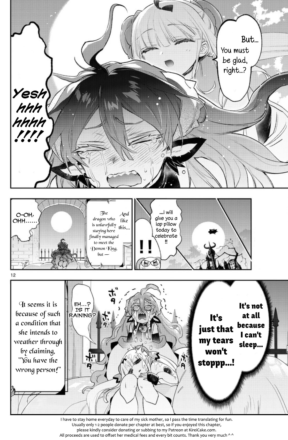 Maou-jou de Oyasumi Chapter 252 page 12 - Chapter 252: The 252nd Night