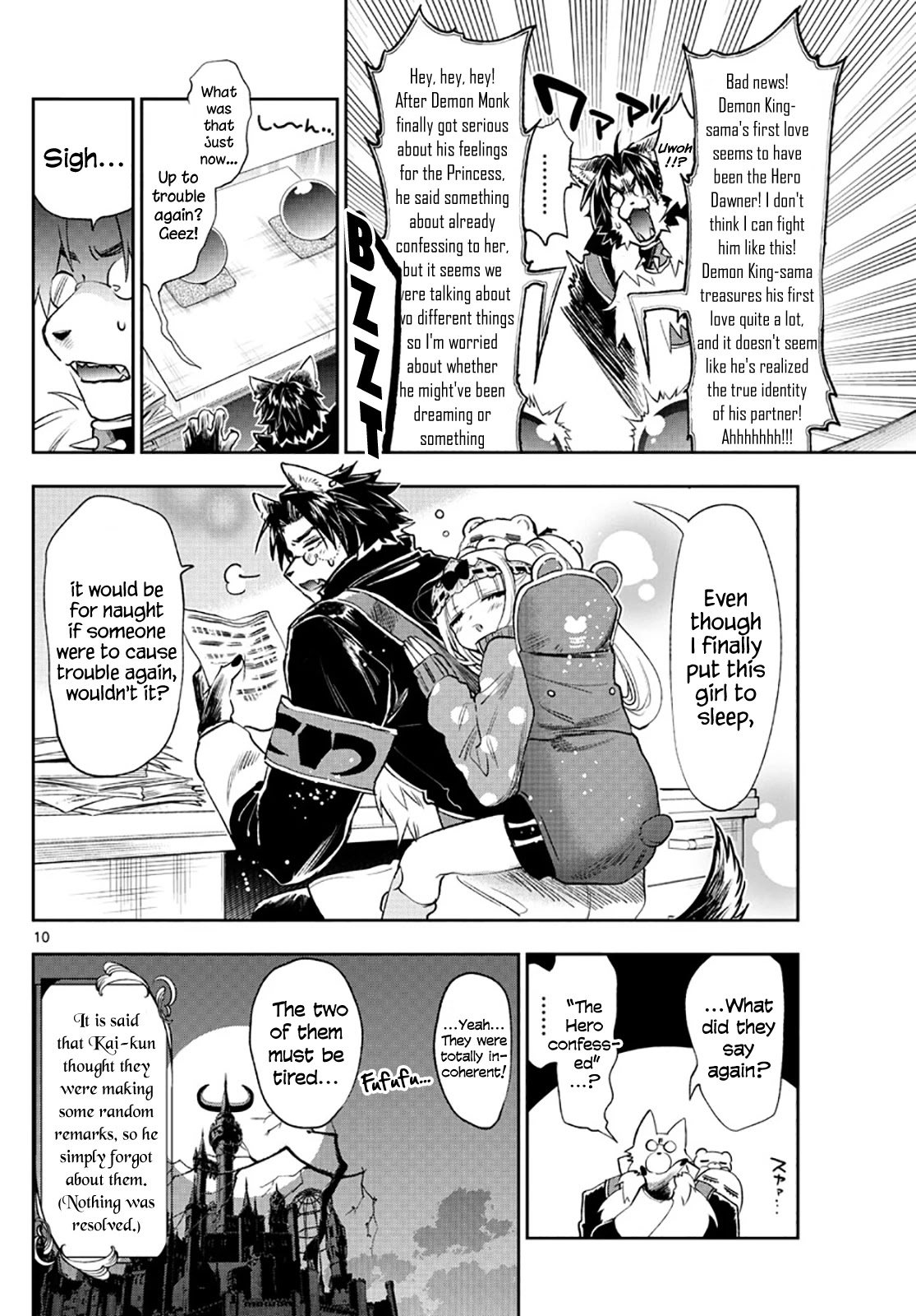 Maou-jou de Oyasumi Chapter 259 page 10 - Chapter 259: Shut Up and Eat