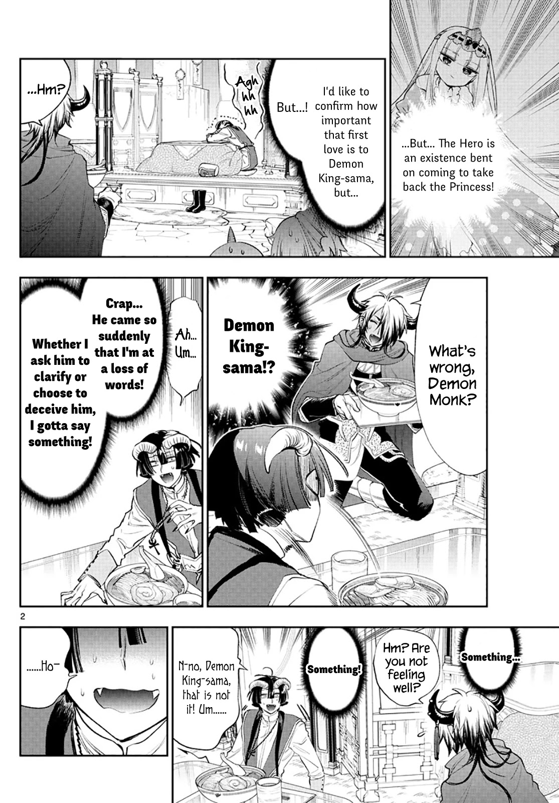 Maou-jou de Oyasumi Chapter 259 page 2 - Chapter 259: Shut Up and Eat
