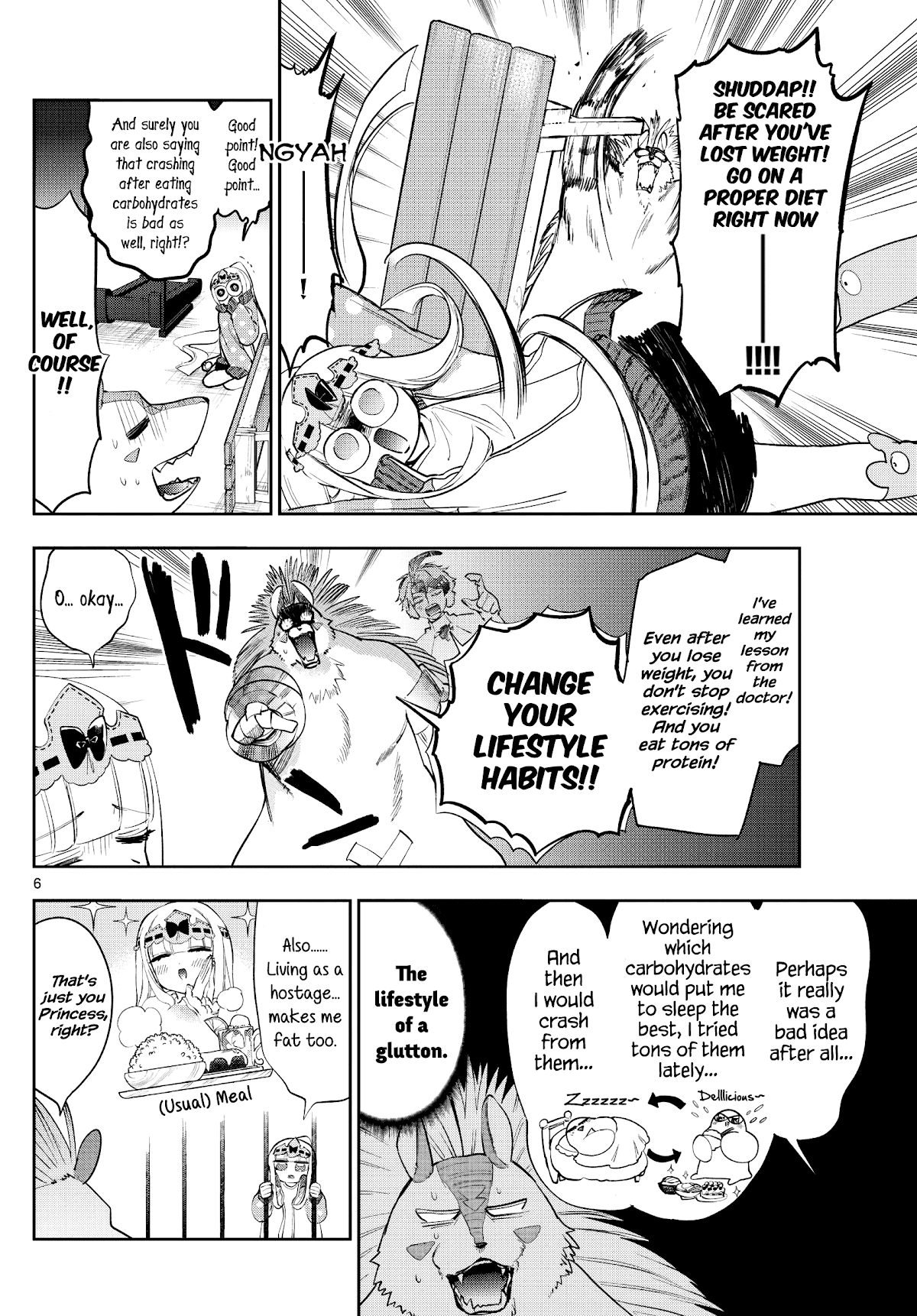 Maou-jou de Oyasumi Chapter 264 page 6 - Chapter 264: 'Tis a Blood Sugar Rollercoaster~!