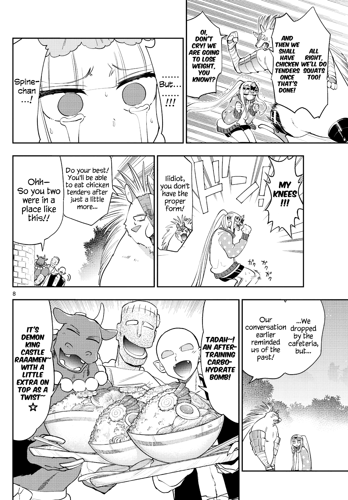 Maou-jou de Oyasumi Chapter 264 page 8 - Chapter 264: 'Tis a Blood Sugar Rollercoaster~!