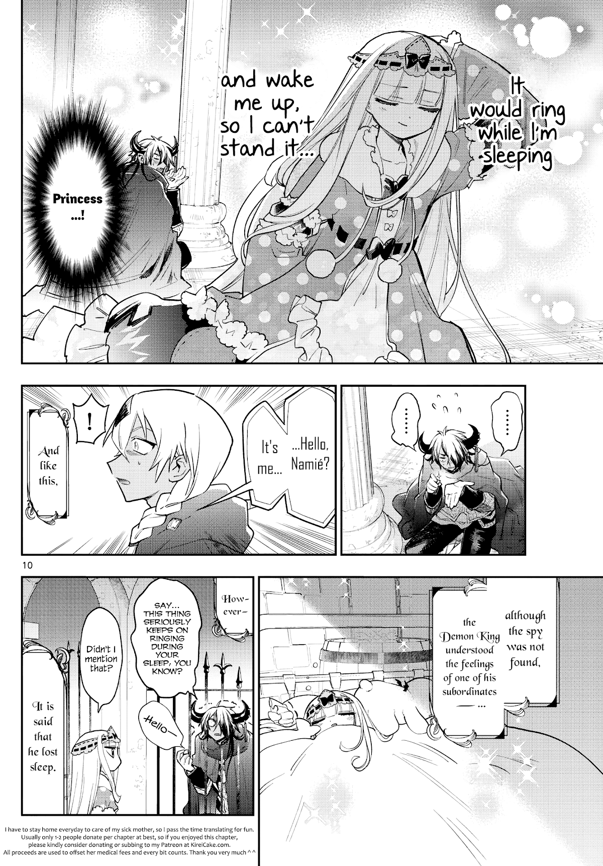 Maou-jou de Oyasumi Chapter 266 page 10 - Chapter 266: Please Forgive Me Somehow