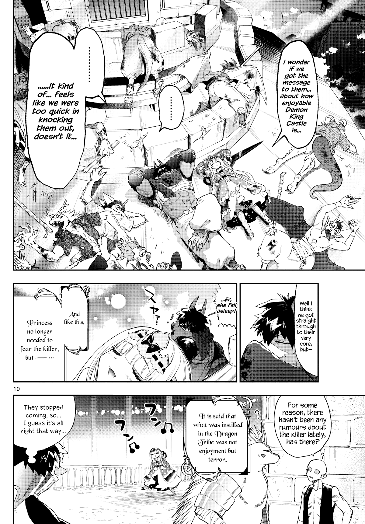 Maou-jou de Oyasumi Chapter 267 page 10 - Chapter 267: The Dragon of Demon King Castle