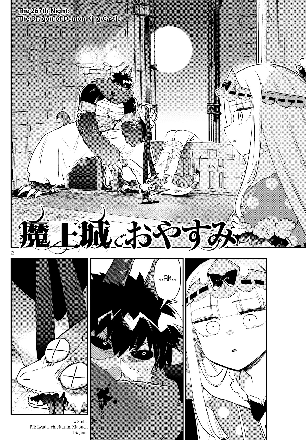 Maou-jou de Oyasumi Chapter 267 page 2 - Chapter 267: The Dragon of Demon King Castle