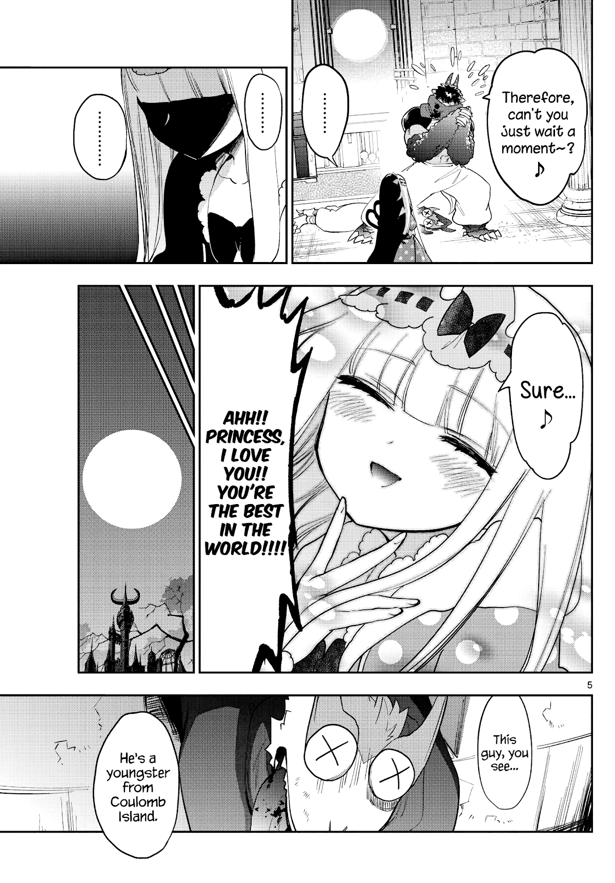 Maou-jou de Oyasumi Chapter 267 page 5 - Chapter 267: The Dragon of Demon King Castle