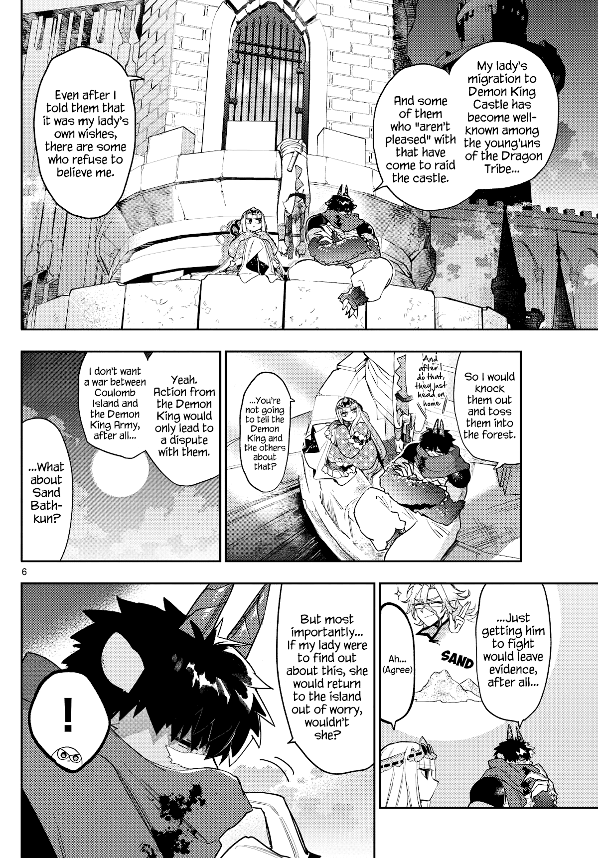 Maou-jou de Oyasumi Chapter 267 page 6 - Chapter 267: The Dragon of Demon King Castle