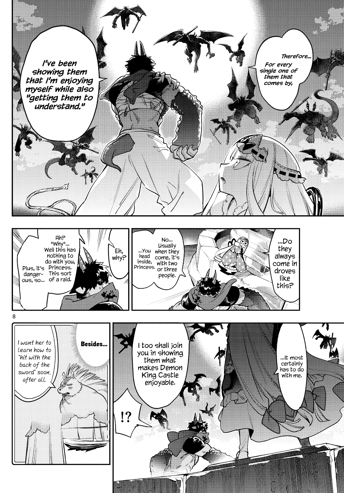 Maou-jou de Oyasumi Chapter 267 page 8 - Chapter 267: The Dragon of Demon King Castle