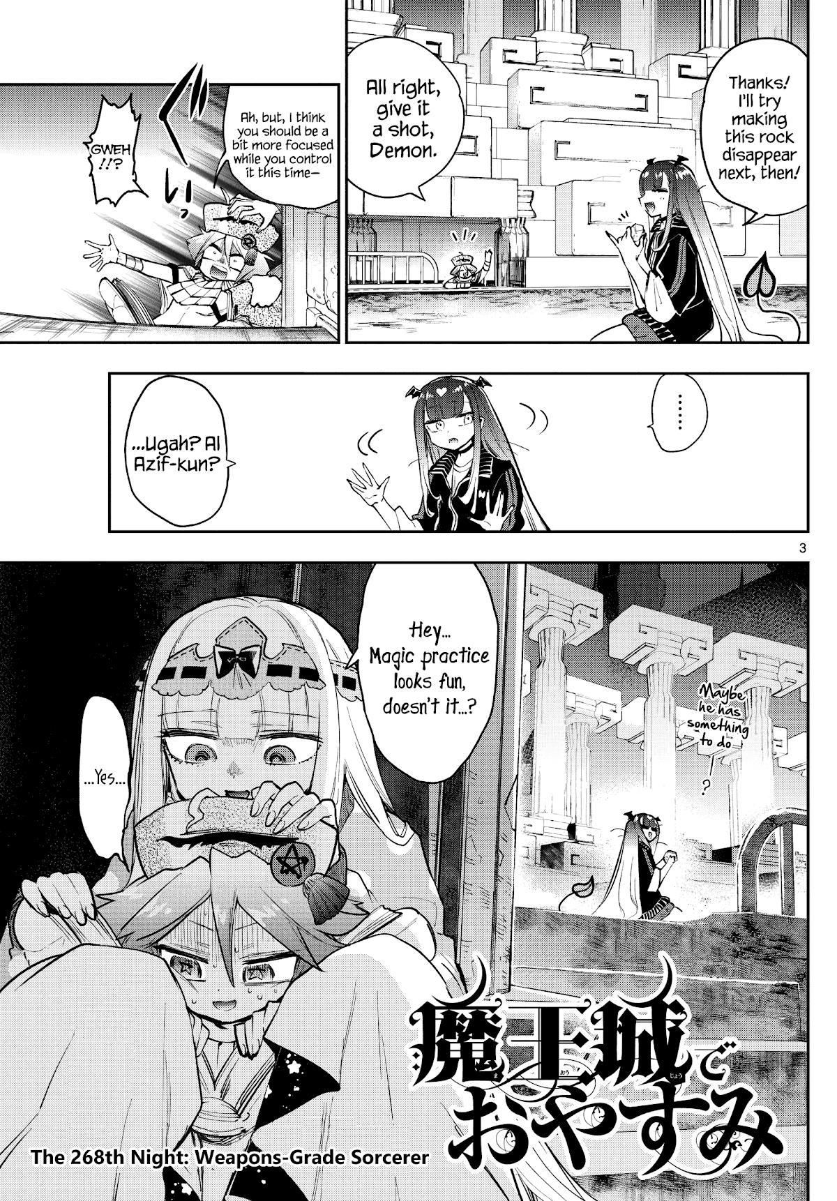 Maou-jou de Oyasumi Chapter 268 page 3 - Chapter 268: Weapons-Grade Sorcerer