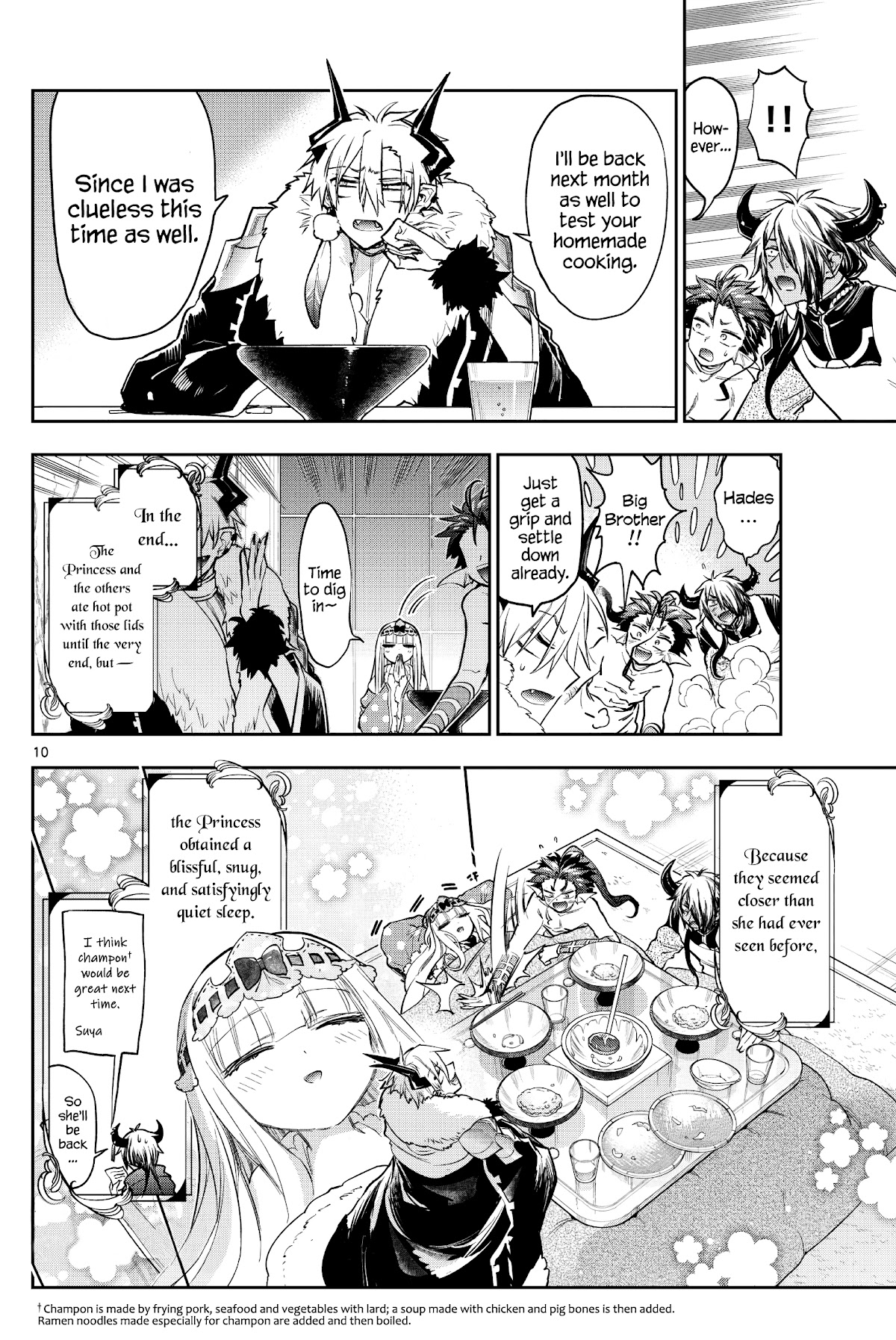 Maou-jou de Oyasumi Chapter 269 page 10 - Chapter 269: Versus, Demon King Castle Hot Pot B Set (Tajine)