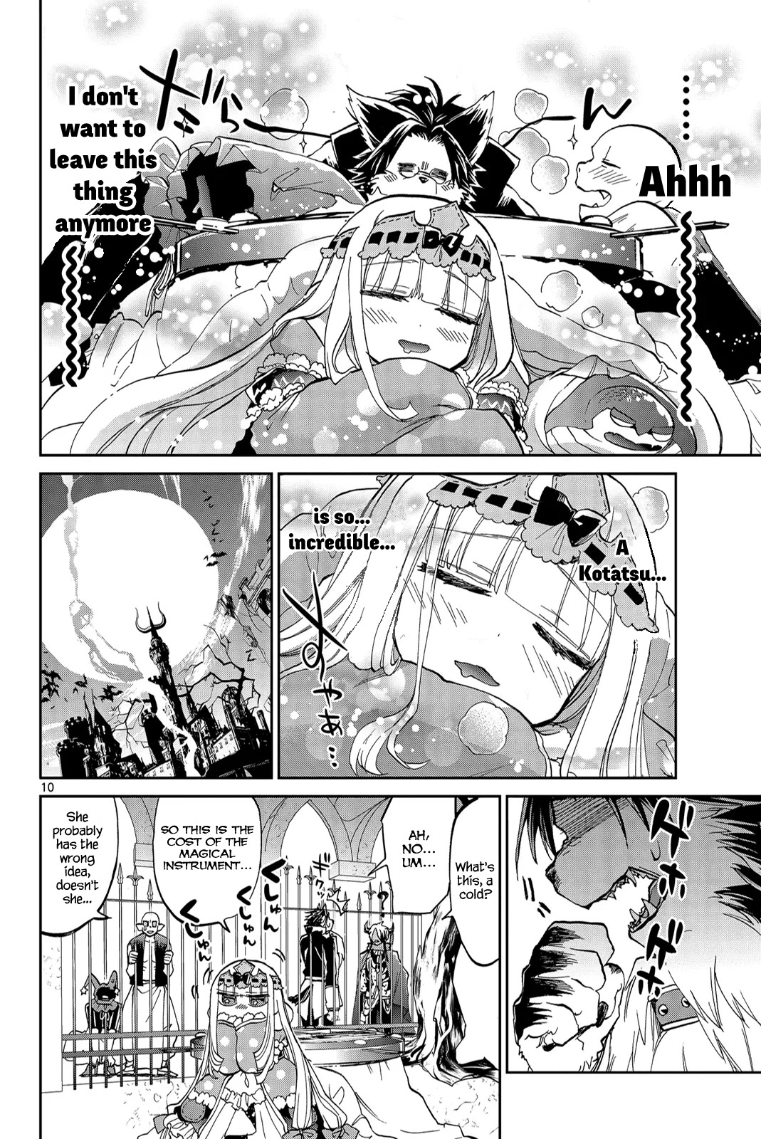 Maou-jou de Oyasumi Chapter 27 page 10 - Chapter 27: The Sloth Making Machine