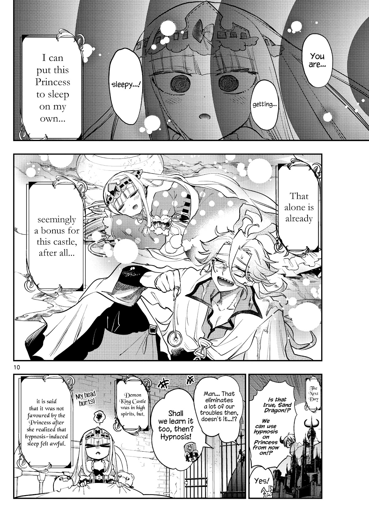 Maou-jou de Oyasumi Chapter 270 page 10 - Chapter 270: Insufficient Hypnotism