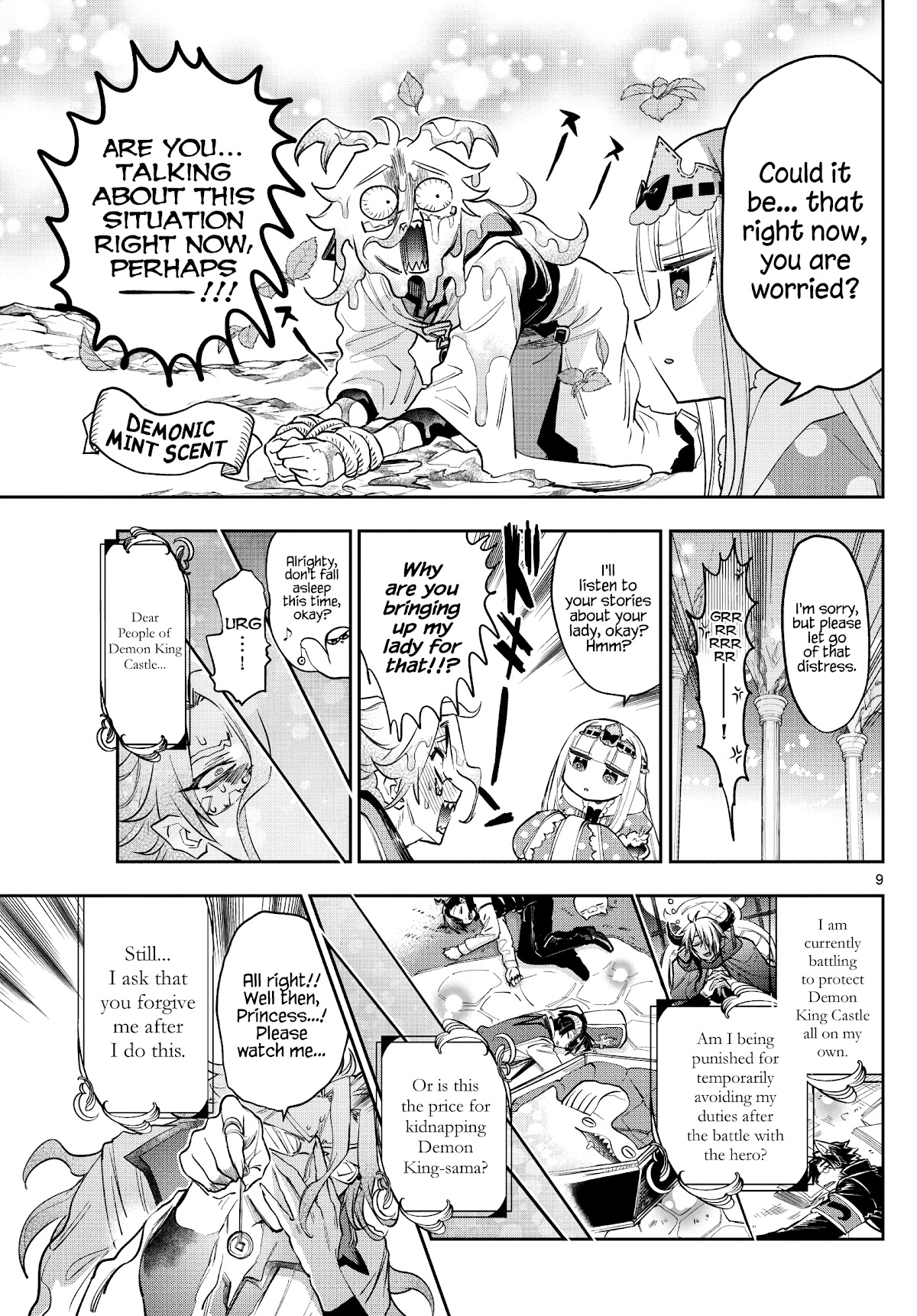 Maou-jou de Oyasumi Chapter 270 page 9 - Chapter 270: Insufficient Hypnotism