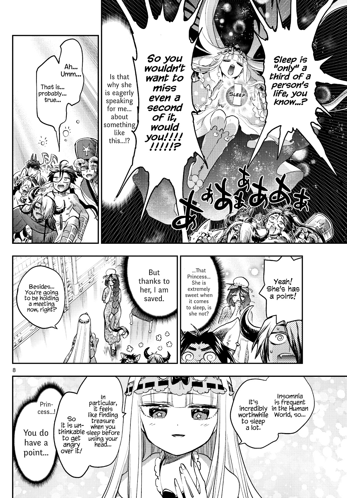 Maou-jou de Oyasumi Chapter 271 page 8 - Chapter 271: The Sleeping Girl is Sexy