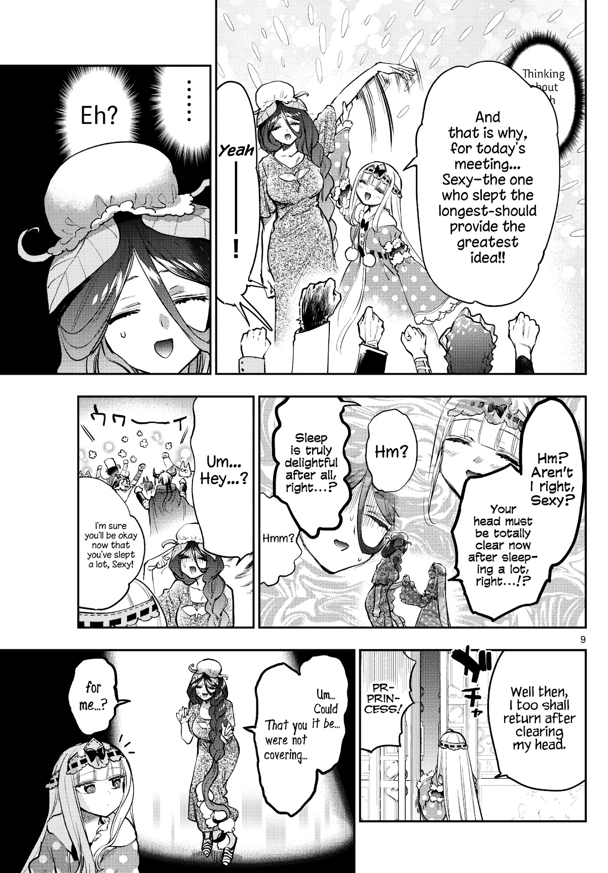Maou-jou de Oyasumi Chapter 271 page 9 - Chapter 271: The Sleeping Girl is Sexy