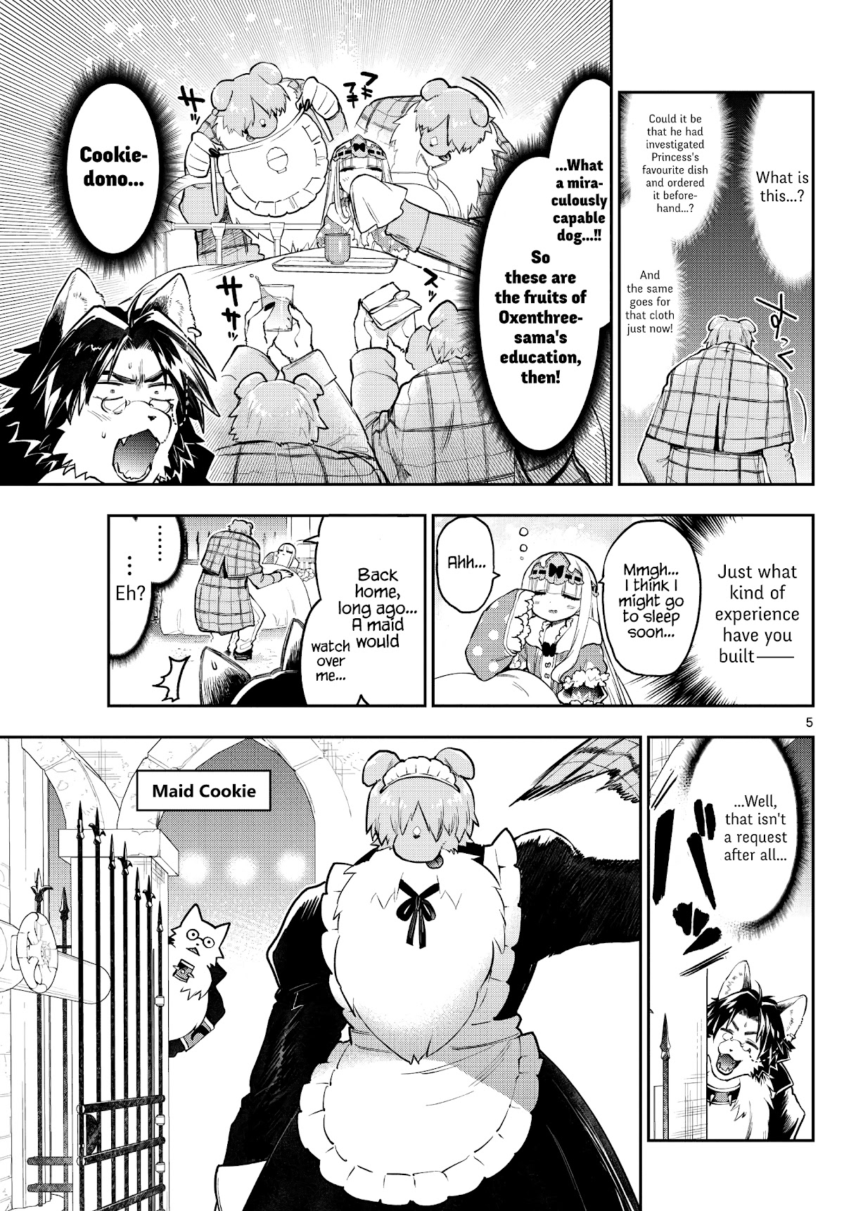 Maou-jou de Oyasumi Chapter 272 page 5 - Chapter 272: Good Heavens, Large Dogs are the Best!