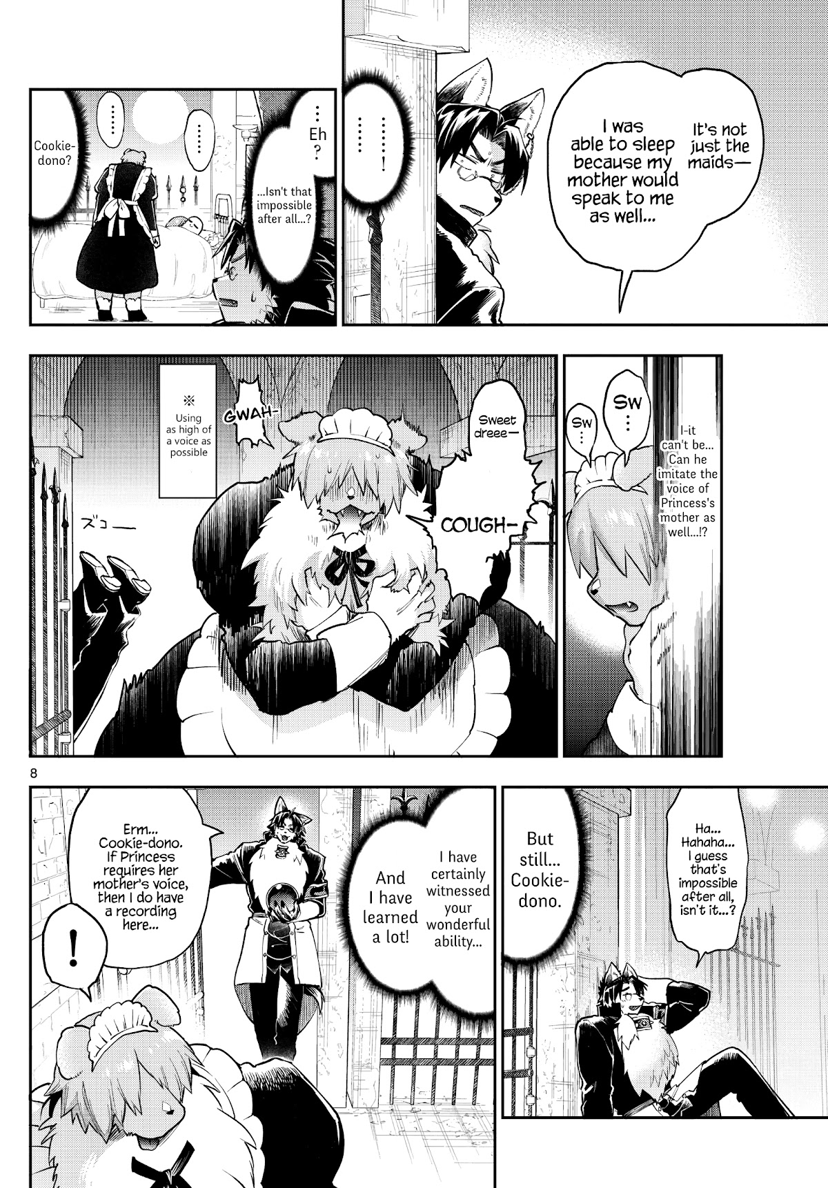 Maou-jou de Oyasumi Chapter 272 page 8 - Chapter 272: Good Heavens, Large Dogs are the Best!