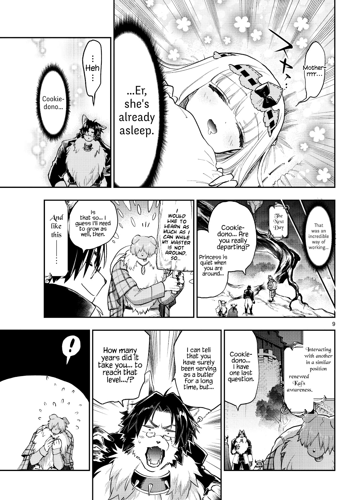 Maou-jou de Oyasumi Chapter 272 page 9 - Chapter 272: Good Heavens, Large Dogs are the Best!