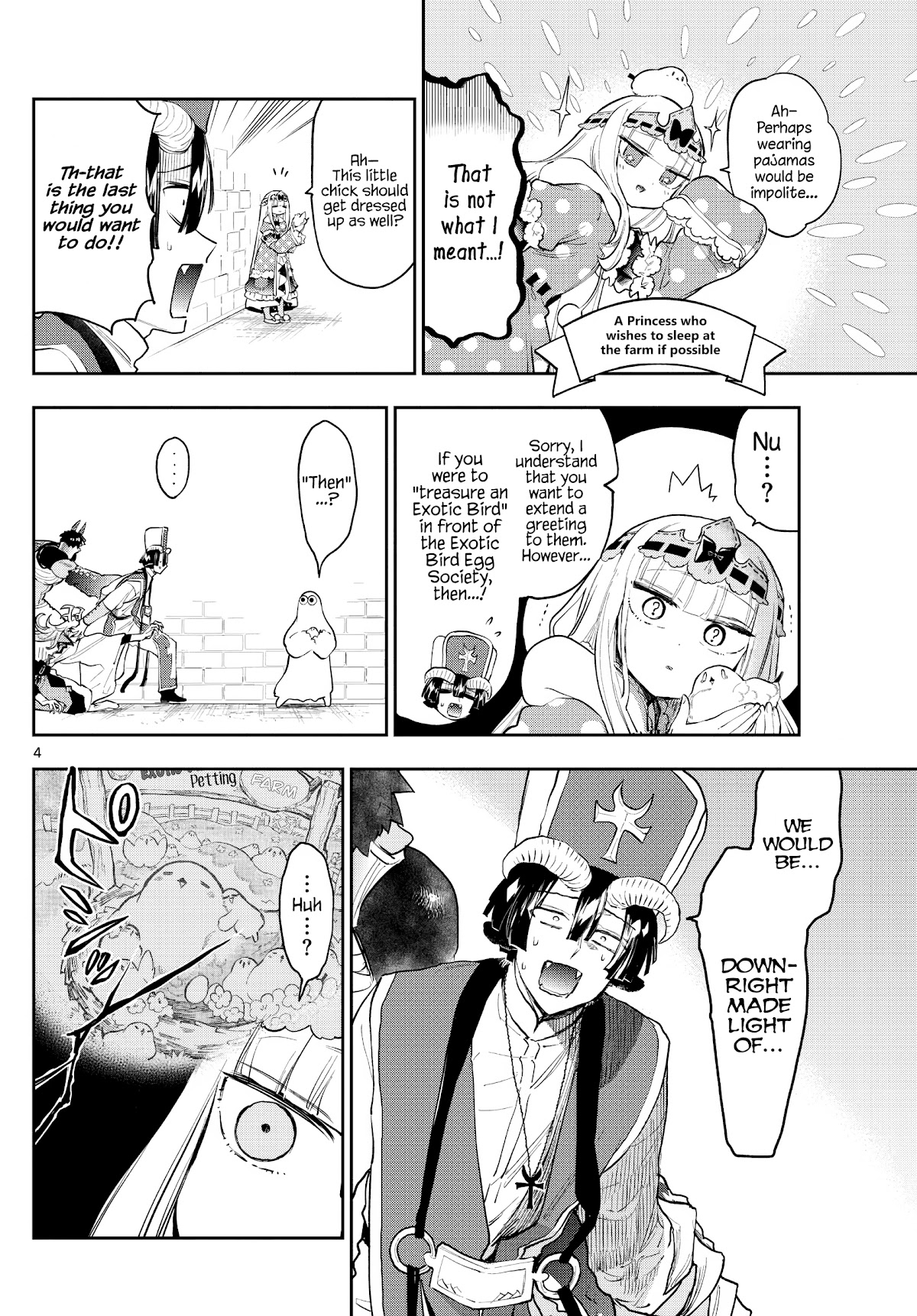 Maou-jou de Oyasumi Chapter 273 page 4 - Chapter 273: The Egg Society is Downright Psycho