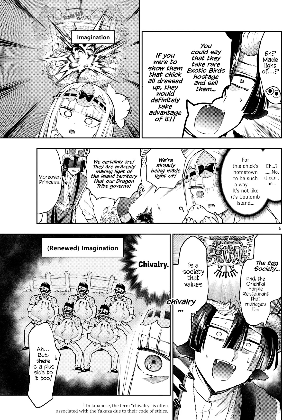 Maou-jou de Oyasumi Chapter 273 page 5 - Chapter 273: The Egg Society is Downright Psycho
