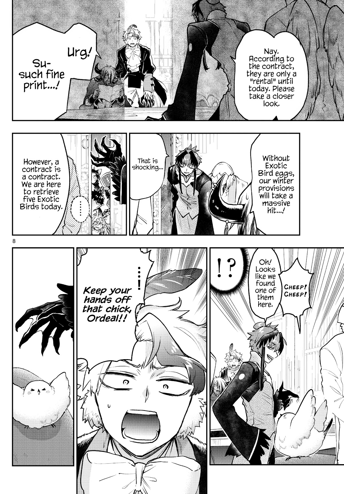Maou-jou de Oyasumi Chapter 273 page 8 - Chapter 273: The Egg Society is Downright Psycho