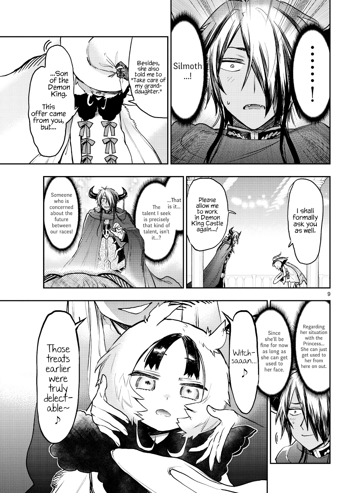Maou-jou de Oyasumi Chapter 275 page 9 - Chapter 275: Who is the Witch Here!?