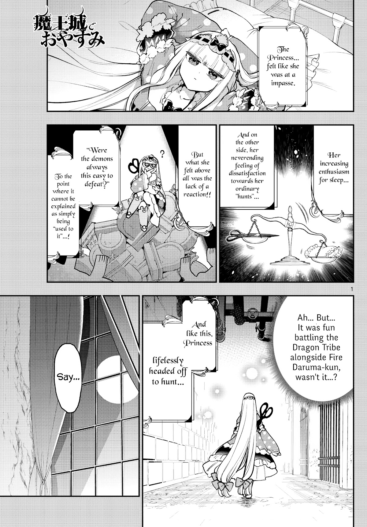 Maou-jou de Oyasumi Chapter 276 page 1 - Chapter 276: Princess Rapidly Developed