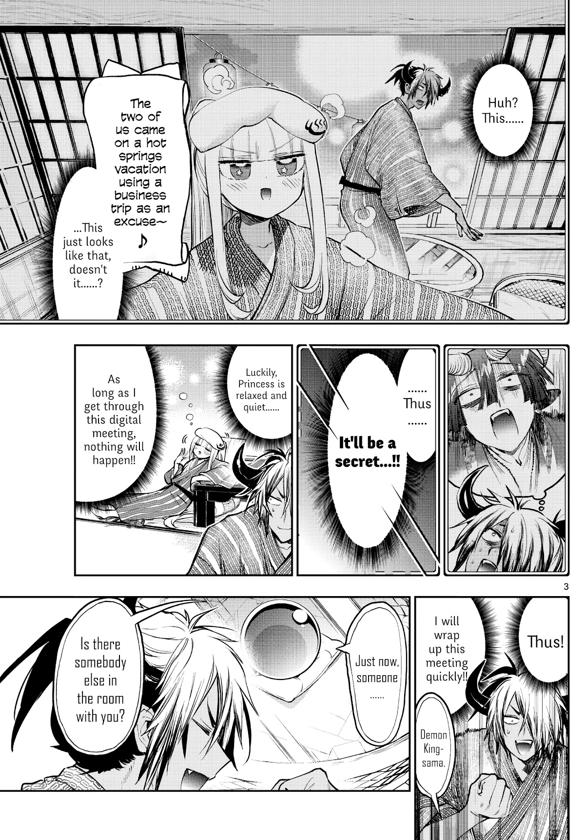 Maou-jou de Oyasumi Chapter 277 page 3 - Chapter 277: If Only Princess Weren't Here