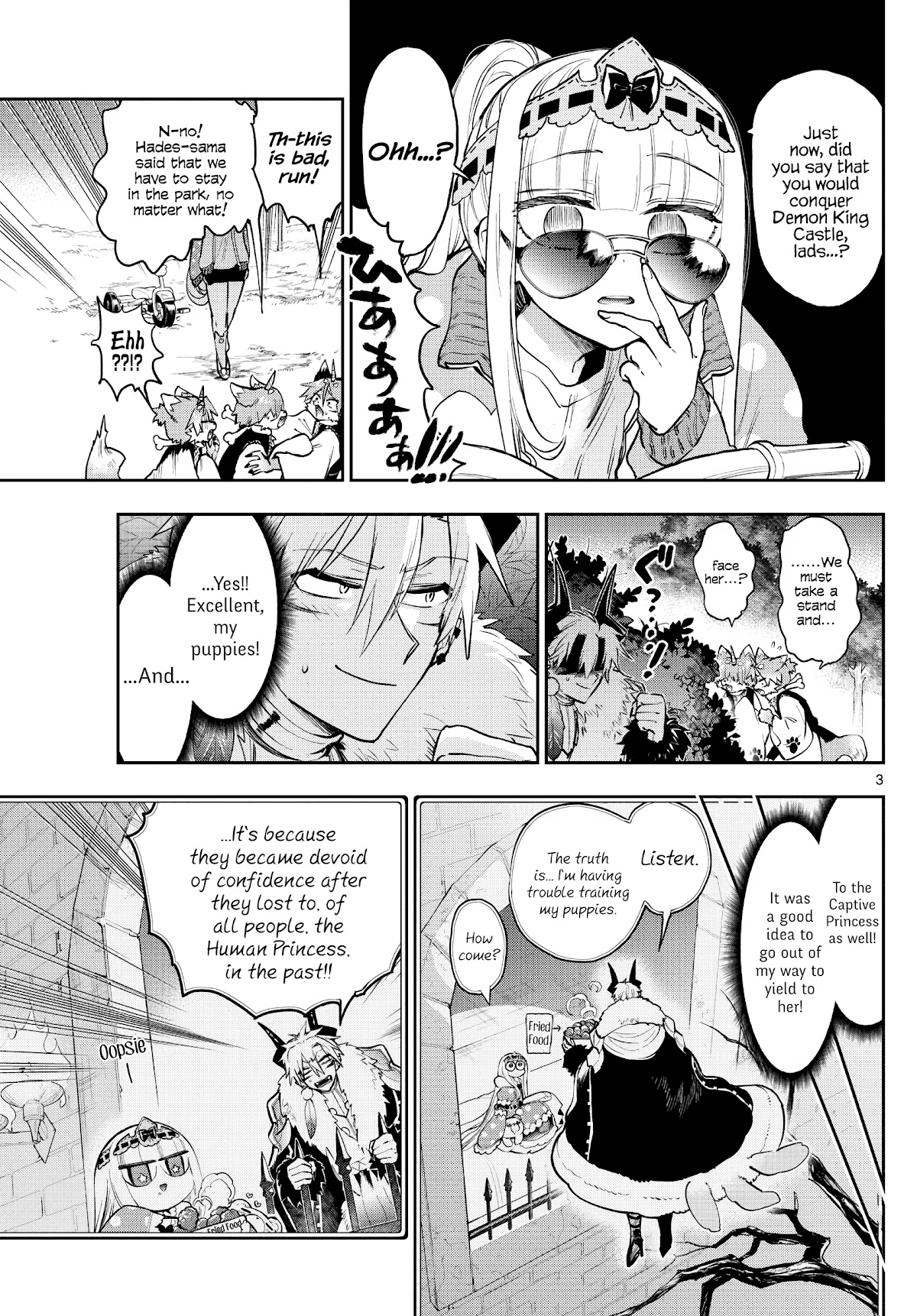 Maou-jou de Oyasumi Chapter 278 page 3 - Chapter 278: Little Dogs VS Weirdo