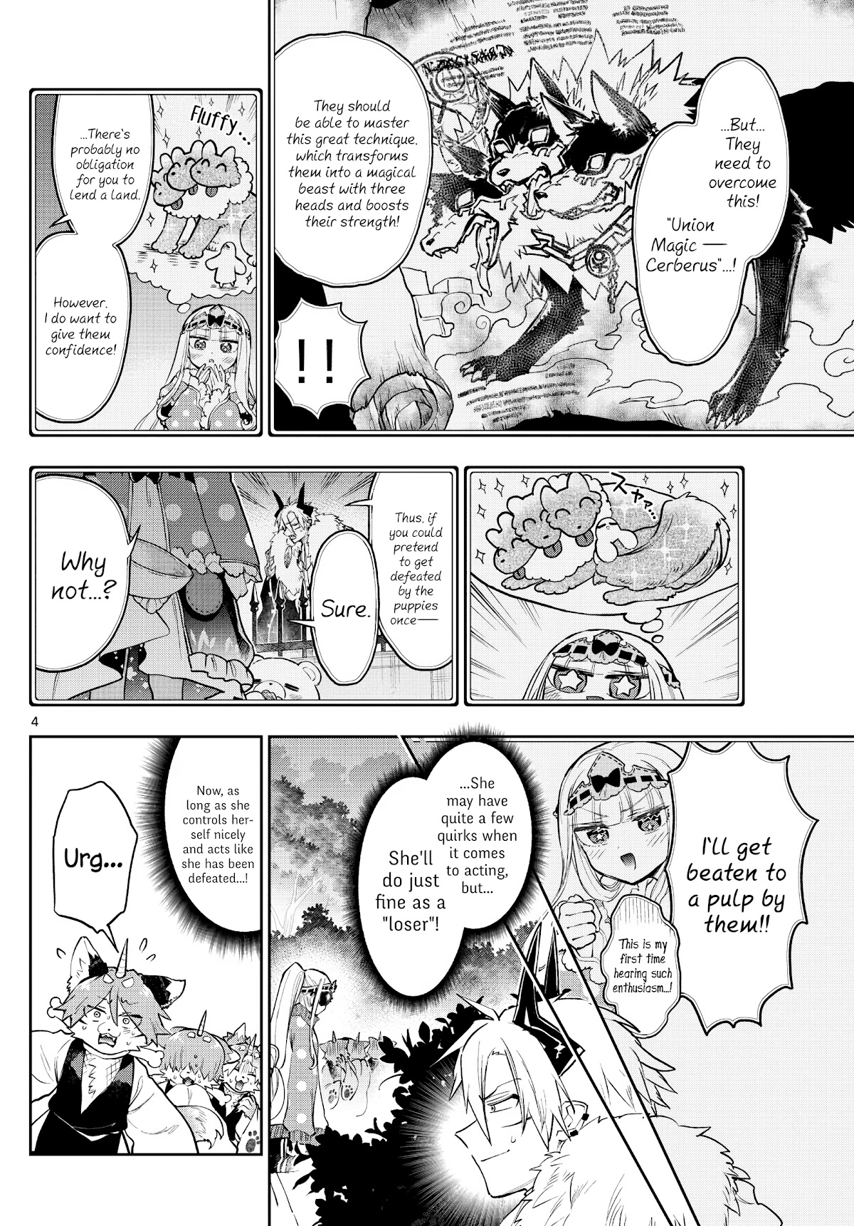 Maou-jou de Oyasumi Chapter 278 page 4 - Chapter 278: Little Dogs VS Weirdo