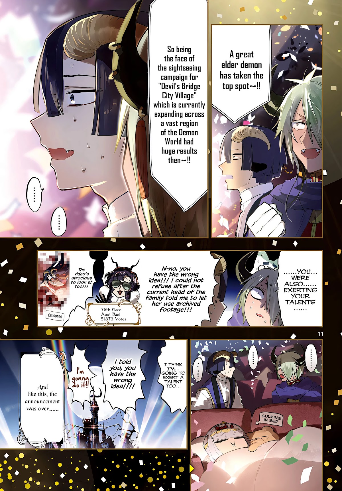 Maou-jou de Oyasumi Chapter 279 page 11 - Chapter 279: The Great Demon King Army Popularity Poll!!