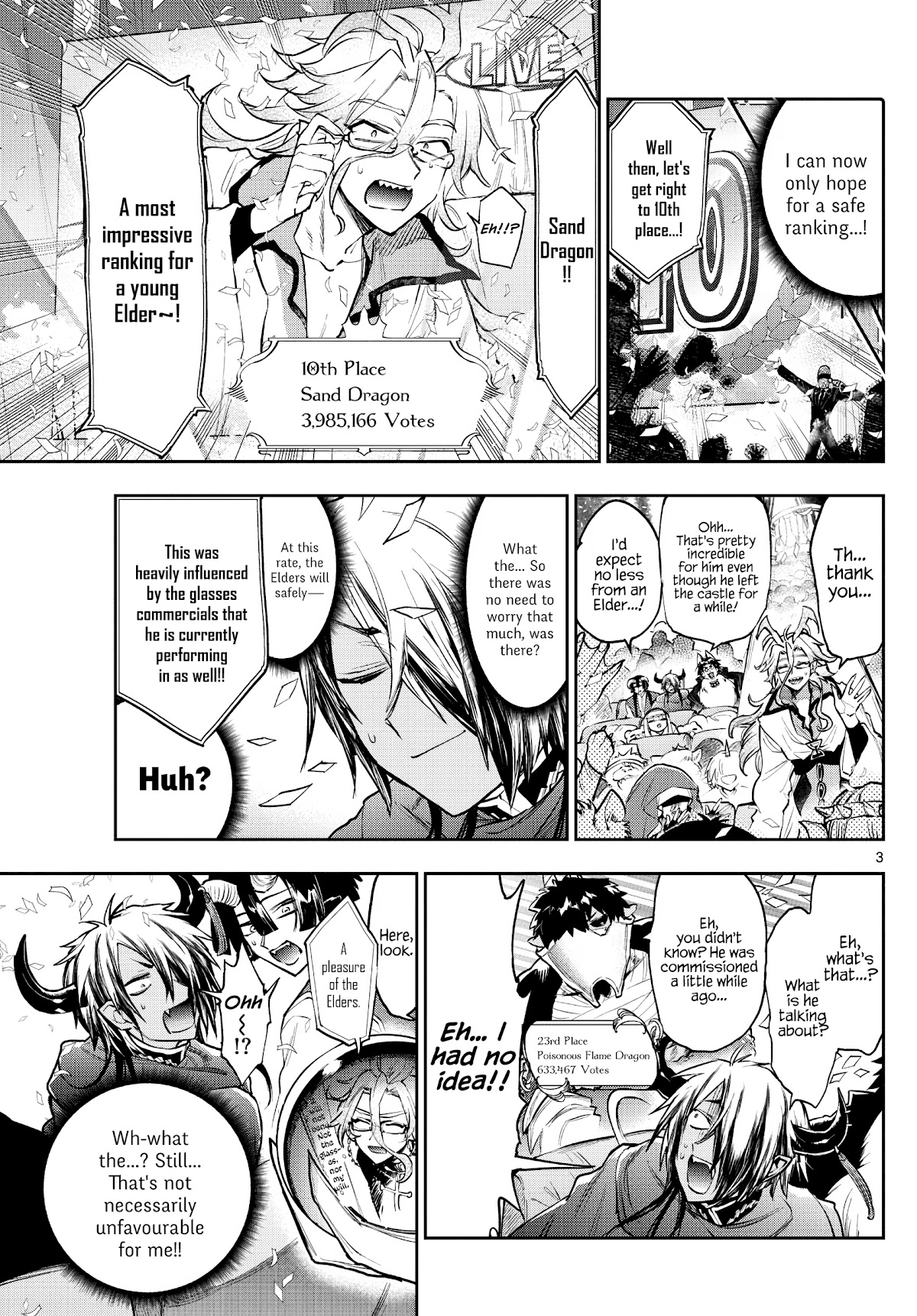 Maou-jou de Oyasumi Chapter 279 page 3 - Chapter 279: The Great Demon King Army Popularity Poll!!