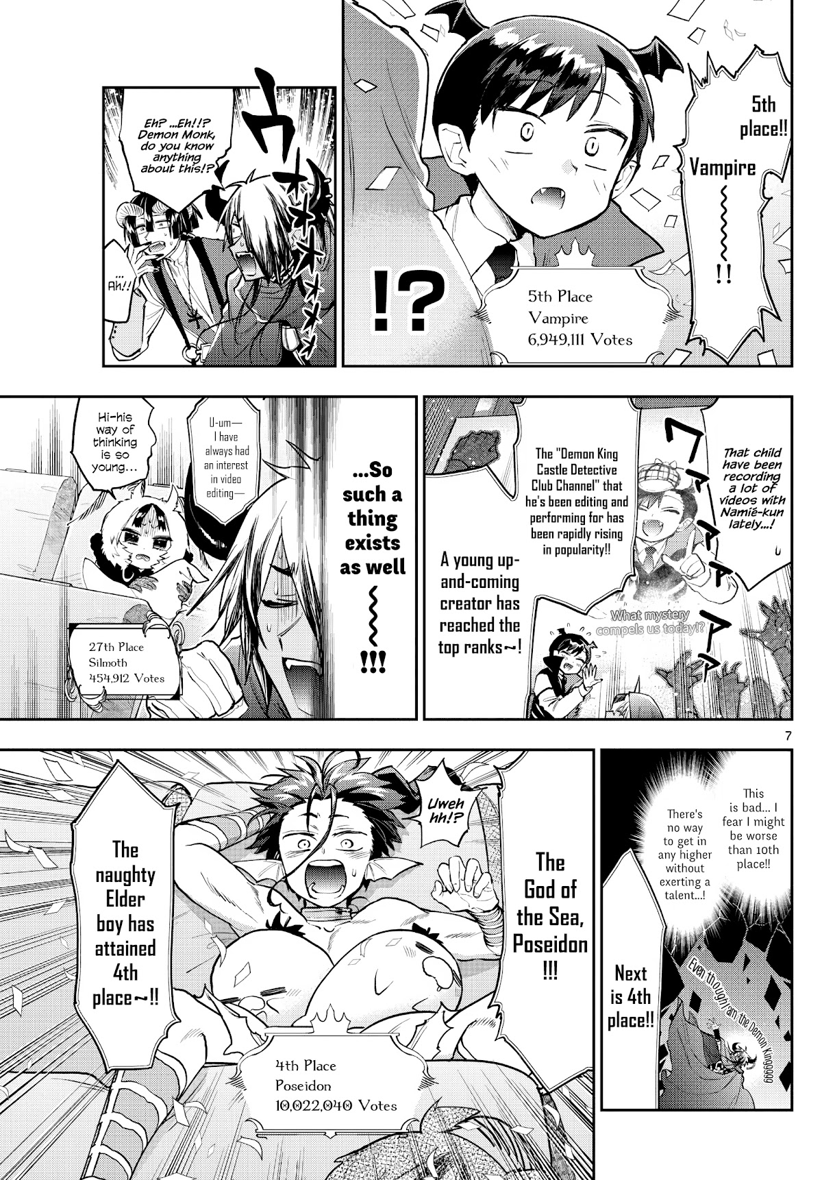 Maou-jou de Oyasumi Chapter 279 page 7 - Chapter 279: The Great Demon King Army Popularity Poll!!