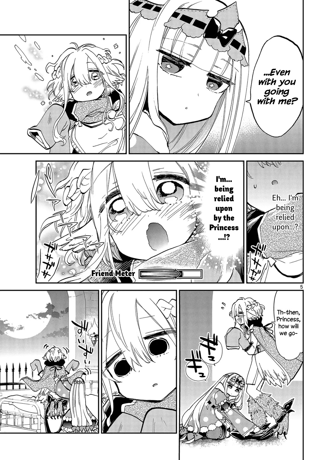 Maou-jou de Oyasumi Chapter 28 page 5 - Chapter 28: Totally Fluffy Futon Taxi