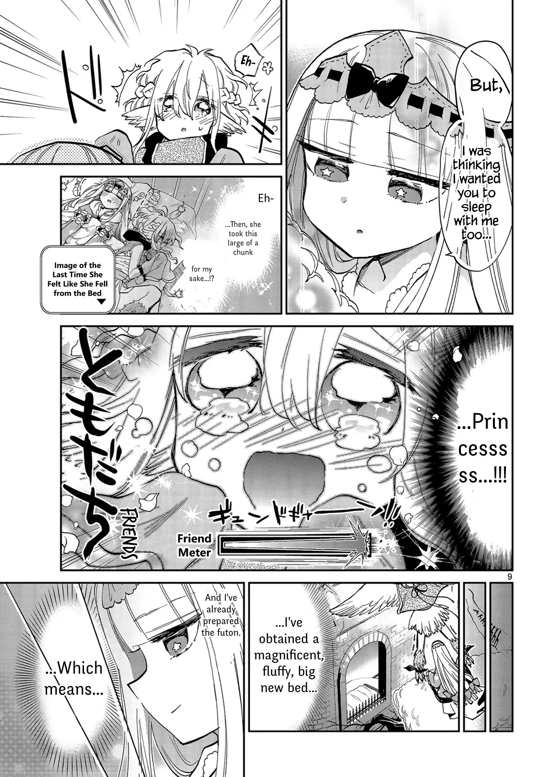 Maou-jou de Oyasumi Chapter 28 page 9 - Chapter 28: Totally Fluffy Futon Taxi